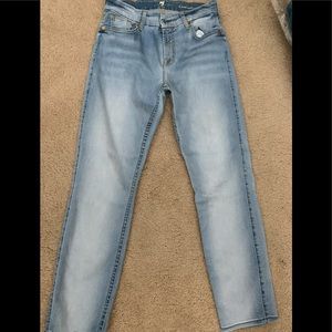 7 for all mankind kimmie crop jeans